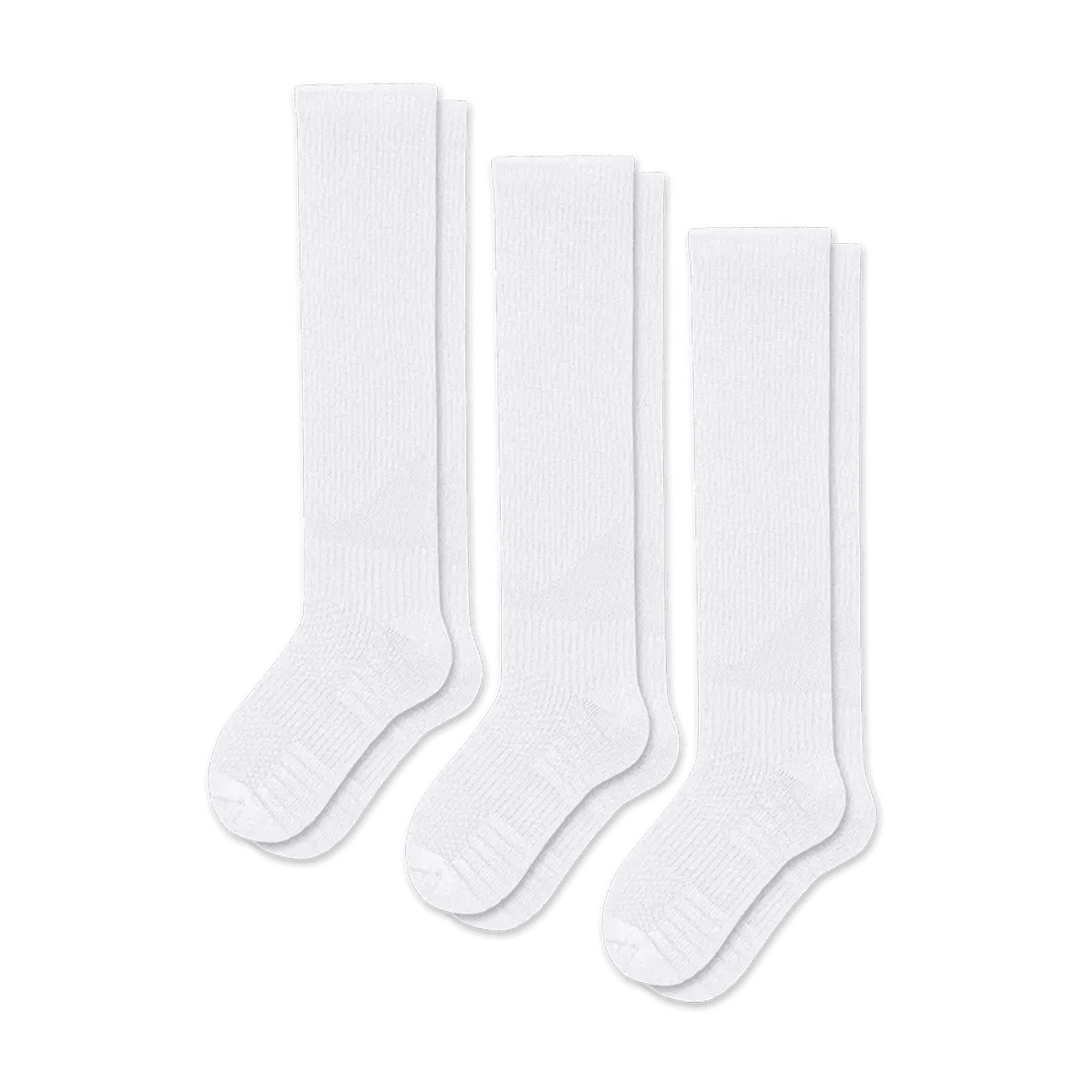 Beyaz Kompresyon Çorapları 3'lü Paket